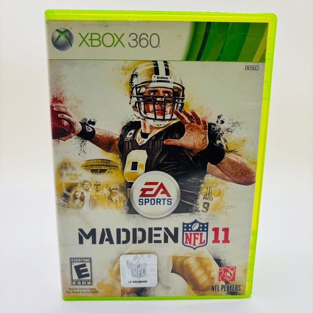 Madden NFL 11 EA SPORTS X360 (Microsoft Xbox 360, 2010) No Manual